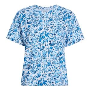 The Charlotte Sleep Tee - Blue Sherwood Forest Medium